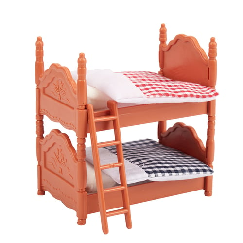 Diy Miniature Dollhouse Fluctuation Bed, Bunk Bed Accessories Diy