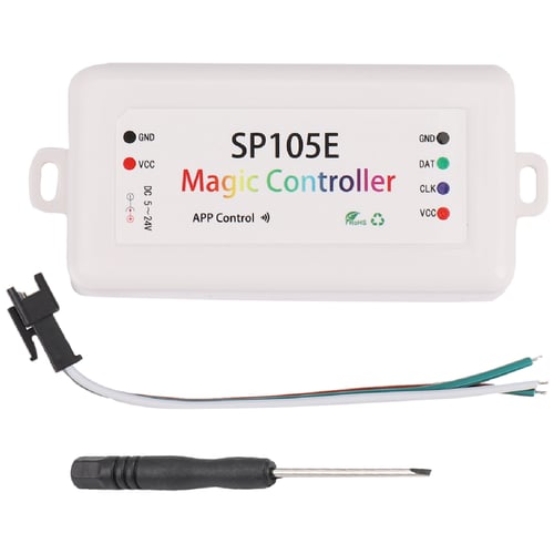 Bluetooth SP105E Controller For WS2801 WS2812B iOS Android RGB LED Strip Light 