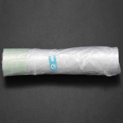 14 x 24 cm 5 Rolls 50bags Childrens Toilet Cleaning Bag Travel Potty Liners Portable Disposable Travel Potty Liners Disposable with Drawstring