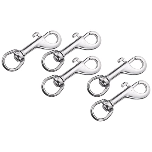 Stainless Steel Swivel-Eye Bolt Snap Hook 360 Degrees Rotate for Tie-downs 