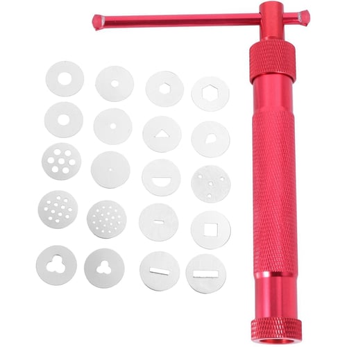 DIY Craft Pottery Clay Extruder Fondant Cake Slime Pastry Gun Modeling Tool