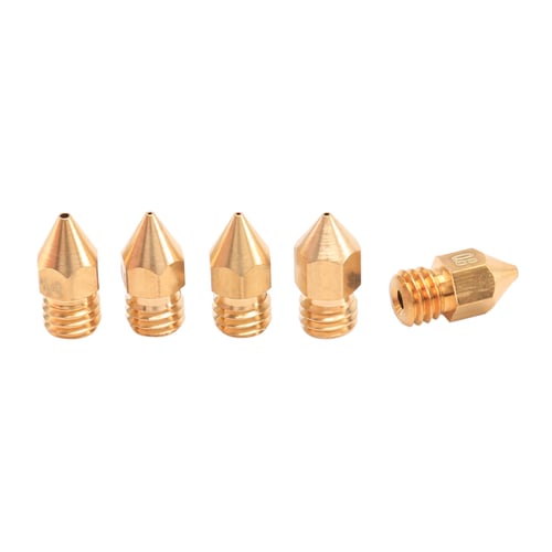 Brass Extruder Nozzle 3D Printer Head For MK8 Makerbot Creality J-Head 0.2 1.0mm 