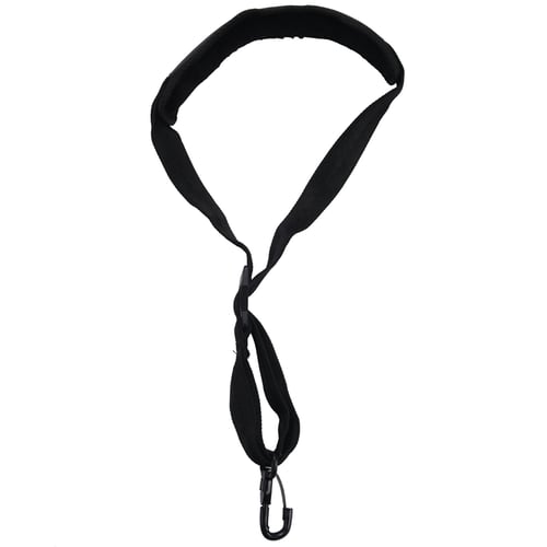 JINCHUAN Saxophone Neck Strap Soft Sax Leather Padded for Alto Tenor Barito 