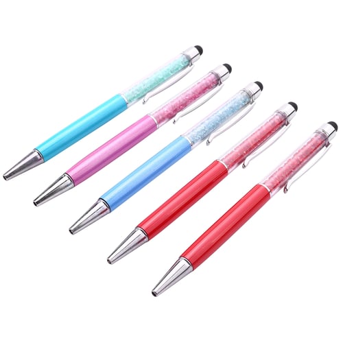 School Gift Diamond Ballpoint Stationery Pen For Phone Touch Screen Crystal Pen 