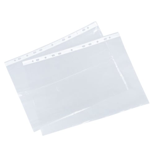 PACK OF 12 A5 file folder Document Wallets Folder Plastic clear,grey,blue,pink 
