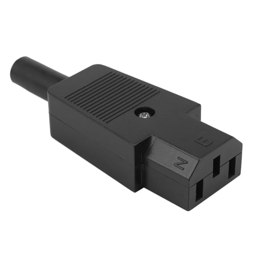 IEC 320 C13 Female Plug Adapter 3pin Socket Power Cord Rewirable Connector W I1 