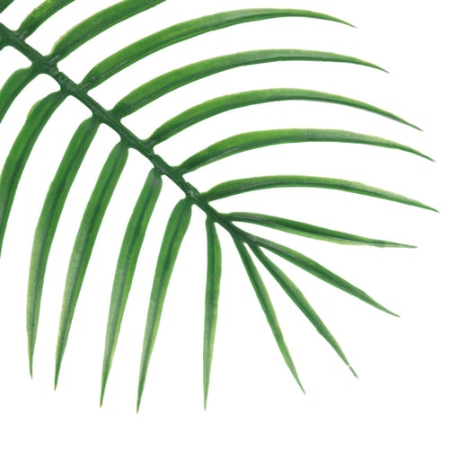 10PCS Artificial Palm Tree Faux Leaves Green Plants Greenery for Wedding Decors 