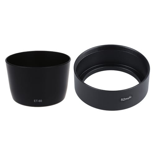 2 Pcs Lens Hood 1 Pcs For Canon Ef S 55 250 Ef 75 300 Lens 1 Pcs Metal 52mm For Canon Nikon Lens 52mm Buy 2 Pcs Lens Hood 1 Pcs