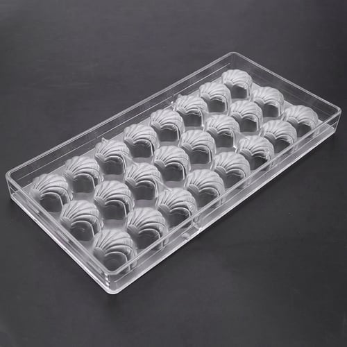 3D Lotus Shape Chocolate Candy Mold Cake Mold Bakeware Jelly Ice Mould Plastic 