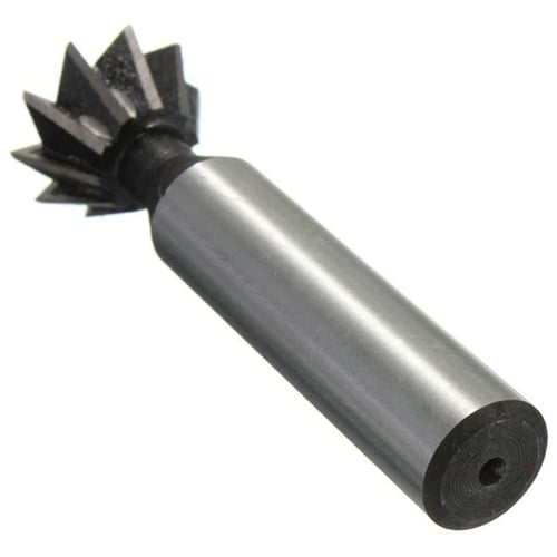 8mm x 60° Degree 8 Flutes High Speed Steel Dovetail Cutter End Mill Bit Router 