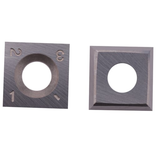 Wood Turning Carbide Insert Milling Lathe Chisel Replacement Blade 14x14x2mm Set 