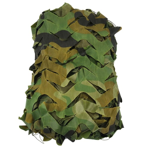 2m x 3m Oxford Polyester Reinforced Woodland Camo Netting