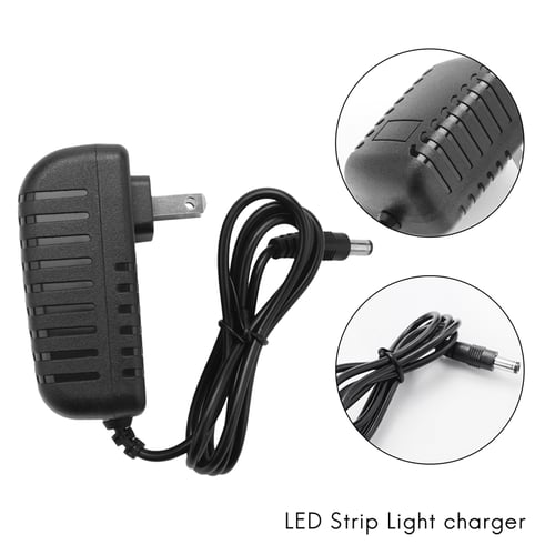 AC DC 110-240V 12V 2A POWER SUPPLY ADAPTER CHARGER FOR 3528 5050 LED STRIPS 
