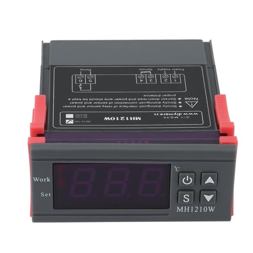 Temperature Controller Digital Thermostat Regulator Heating Cool Control Sensor 