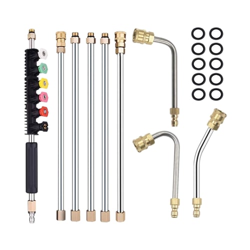 High Pressure Power Washer Cleaner Wand/Lance 1/4" Quick Connect & Nozzle Kit 