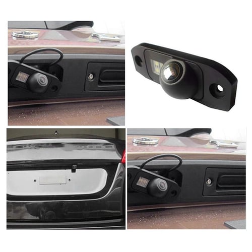 HD 1280x 720p Reversing Camera Integrated in Number Plate Light License Rear View Backup Camera Night Vision Waterproof for Volvo S90/S80L/S40L/S80/S40/S60/V60/XC90/XC60 C30/C70/S60L/V40R V50/ XC70