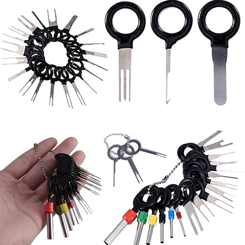 Details about   41Pcs Pins Terminals Repair Removal Key Tools Set Car Electrical Wire Connector 
