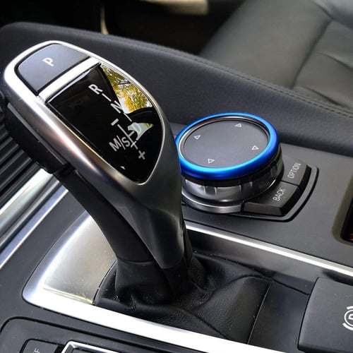 M Color Carbon Multimedia iDrive Knob Cover For BMW 1 2 3 5 Series X3 X4 X5 X6