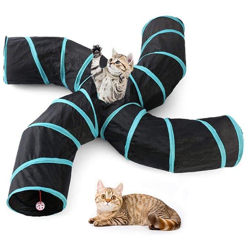 Dogs Santa Claus Pants Cat Toys Collapsible Tunnel Dog Tube for Fat Cat 