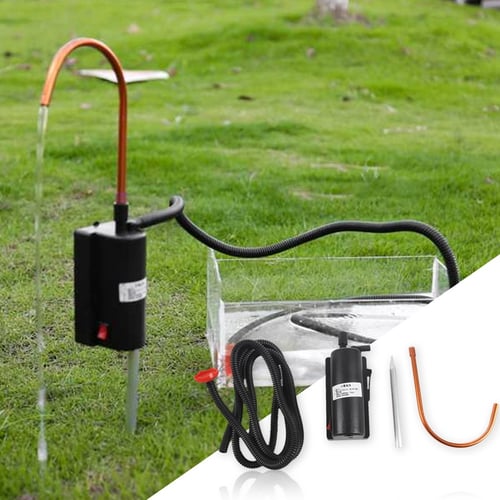 Water Electric Automatic Suction Device Portable Water Pump Fishing Tool Machine 
