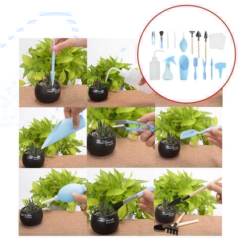 16 pcs Succulent Garden Tools Set Mini Hand Planting Transplanting Tool Set 16 pcs Succulent Garden Tools Set Mini Hand Planting Transplanting Tool Set