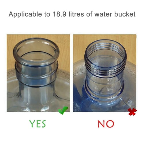 5Pcs Non-Spill Water Bottle Snap On Cap 3-5 Gallon Jug Bottle Caps Reusable Lids