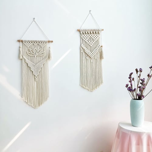 Nordic Macrame Woven Tapestry Boho,Wall Hanging Home,Indoor Art Room Decoration 