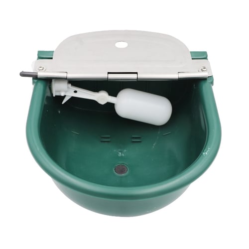 YaeTool Automatic Waterer Bowl Large Live Stock Waterer with Float Valve and Drain Plug Horse Cattle Goat Sheep Dog Water Rinking Dispenser 