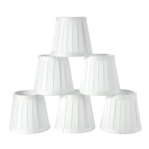 Modern European Style Droplight Wall, Small White Chandelier Lamp Shades