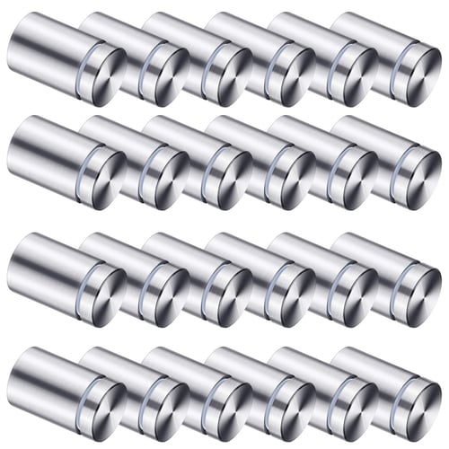 50 Packs Sign Standoff Screws Advertising Screws Stainless Steel Wall Standoff Mounts Glass Acrylic Nail For Glass Artwork And Sign Displays 1 2 X 1 Inch Buy 50 Packs Sign Standoff Screws