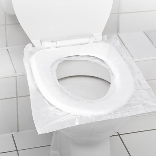 100pcs Portable Disposable Toilet Seat Cover Mat Waterproof Cushion Paper For Travel Camping Bathroom Accessiories - Portable Toilet Seat Cushion