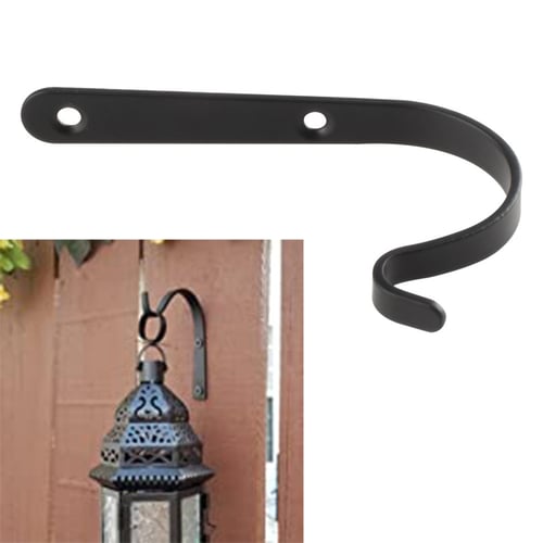 10Pcs Iron Wall Hanger Hooks Metal Lantern Bracket Plant Coat Hook Decor Home US