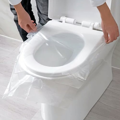 Disposable Toilet Seat Cover Mat Portable 100 Waterproof Safety Pad For Travel Camping Bathroom Accessiories - Portable Toilet Seat Pad
