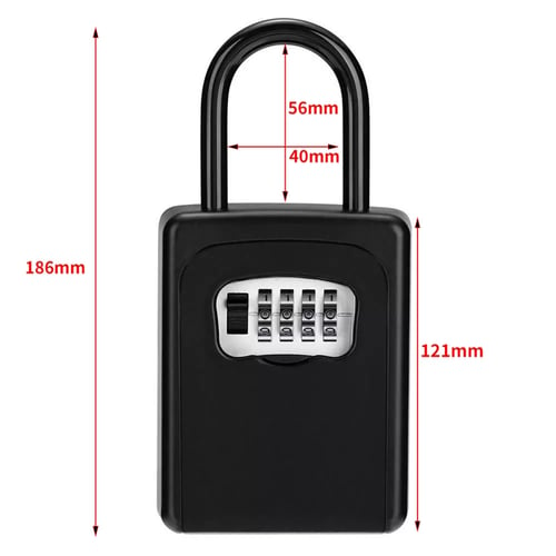 Key Combination Lock box Lock Box with Code Key Storage Combo Door Locker