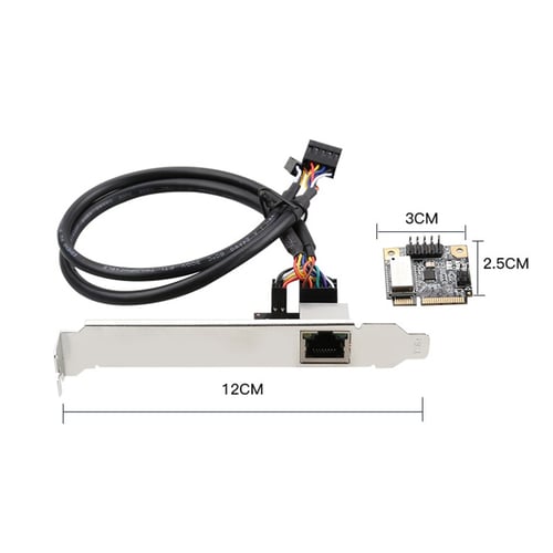 mini PCI-e to Gigabit Ethernet Network Card 1000M RJ45 Port to mini PCI express