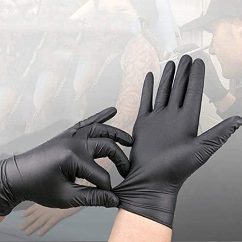 100pcs Nitrile Gloves Powder Free Non Vinyl Latex For Tattoo Body Art Food Glove 