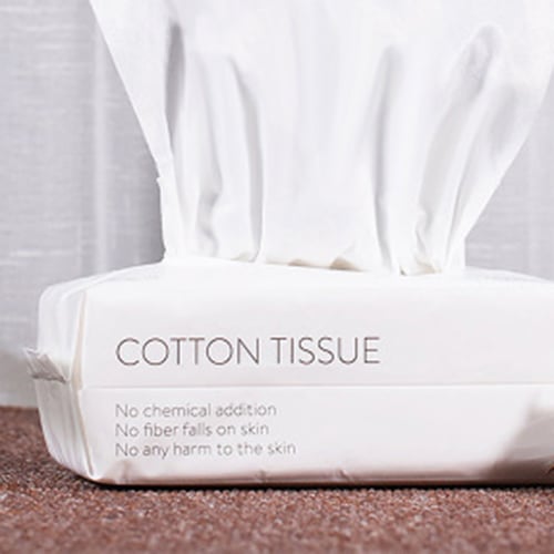Clean Face Towel Make of Cotton 100Pcs Disposable Wash Face Towel 