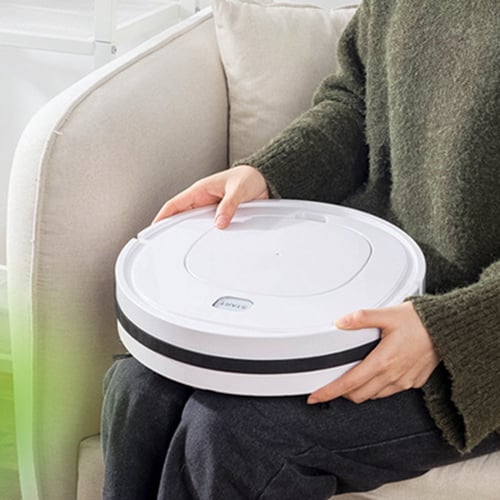 Vacuum Cleaner Robot Multifunctional 3-In-1 Auto Rechargeable Dry & Wet Sweeping 