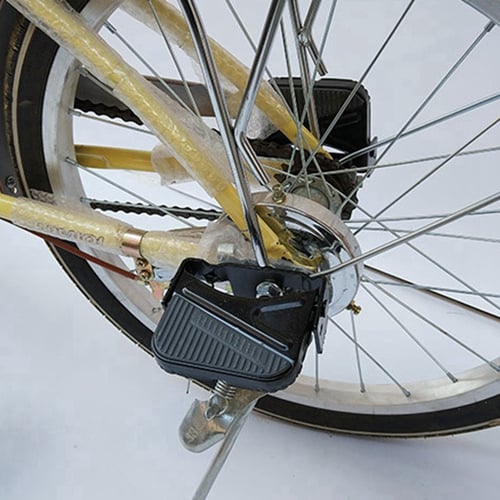 2pcs Steel Mountain Bike Rear Foot Pedal Thicken Platform foot Rest Stand tool