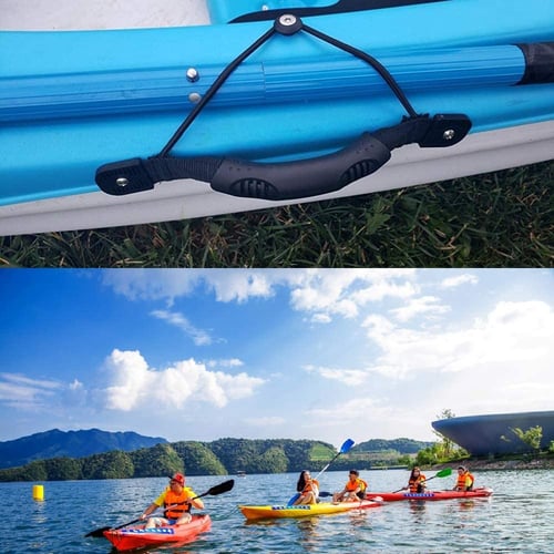 4pcs Rubber Boat Luggage Side Mount Carry Handles Fitting for Kayak Canoe Boat 