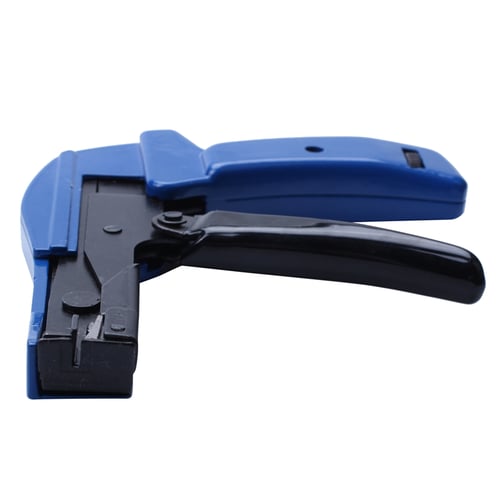 Cable Wire Tie Gun 2.4 ~ 4.8mm Fastening Cutting Tool Tensioner Fastener Blue 