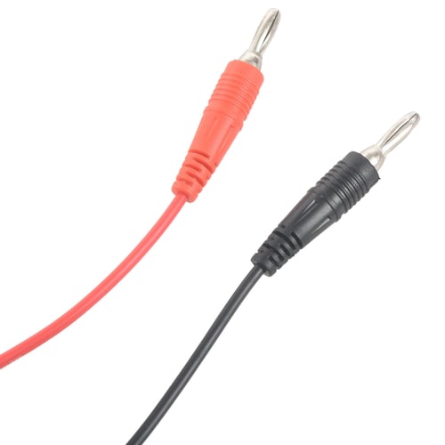 1M Long Alligator Clip to Banana Test Plug Cable Pair for Multimeter 