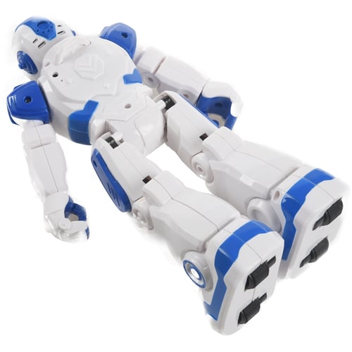 Blue Intelligent Programmable Infrared Gesture Sensing RC Robot for Kids 