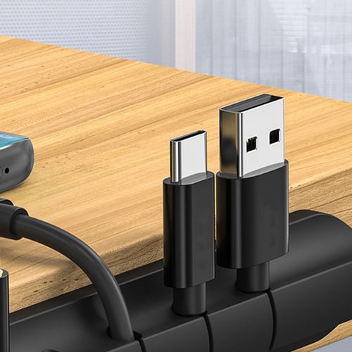 Multipurpose Cable Holder Clip Wire Table Desktop Cord Organizer Fixing Clip USB 
