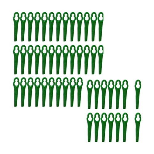 10PCS Plastic Grass Trimmer Replacement Blades Compatible with Bosch Lawn Mower for Agriculture Livestock Aquaculture Forestry Garden Backyard