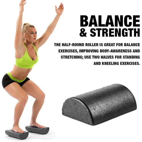 Foam Roller Half Round Massage Yoga Pilates Fitness Equipment Balance Pad Yoga 