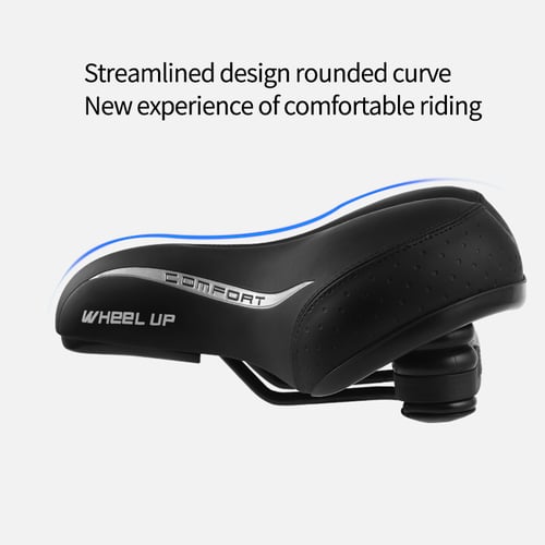 Wheel up Mountain Bike Seat Comfortable Double Shock Absorb Bicycle Saddle F9o5 for sale online 
