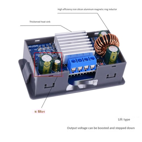 CC CV 0.5-30V 4A Voltage Regulator CNC ZK-4KX DC-DC Buck Boost Converter Module