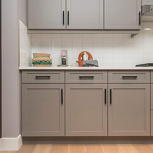 30 Pack Cabinet Pulls Matte Black, Black Stainless Steel Handles For Kitchen Cabinets