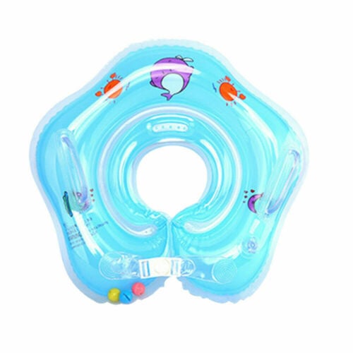 Safety Baby Swimming Pool Bath Shower Neck Floating Inflatable Ring Circle Toys 